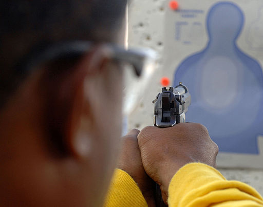 handgun firing range
