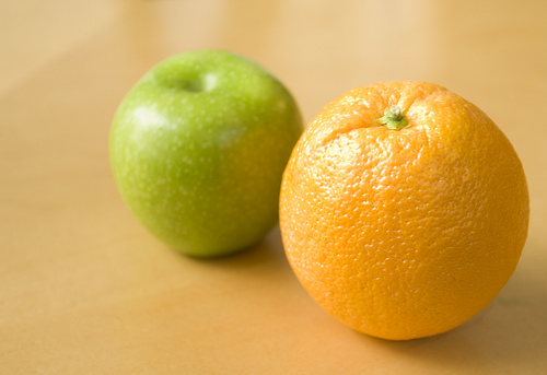 apples to oranges education vs. experience