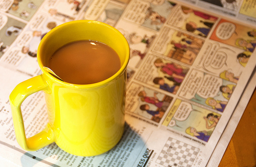 cup of coffee time-saving tips for working parents