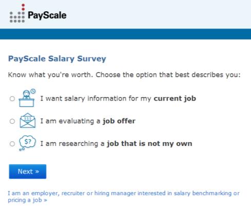 payscale salary survey