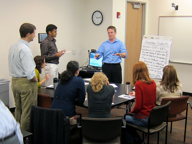 returning to work team meeting