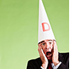 dunce businessman