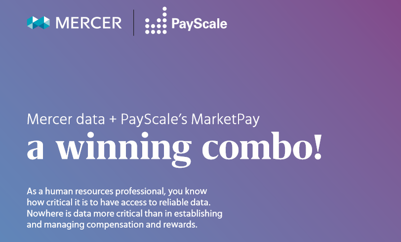 Mercer and a PayScale a Winning Combo