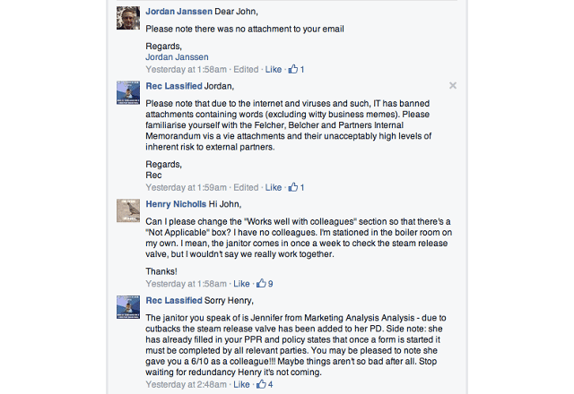 blarp memo comments