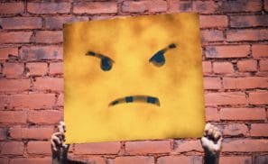 Angry Square Face
