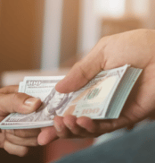 Exchanging bribe money