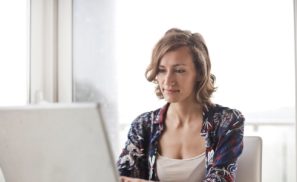 Woman working