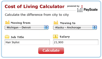 El propietario embargo consenso Ready to Move? Cost of Living Comparison | Payscale - Salary Comparison, Salary Survey, Search Wages El propietario embargo consenso Ready to Move? Cost of Living Comparison | Payscale - Salary Comparison, Salary Survey, Search Wages