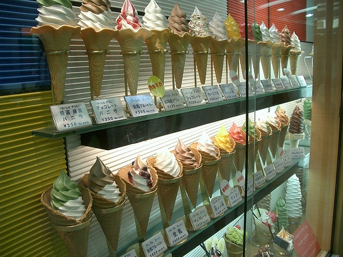 ice cream cones