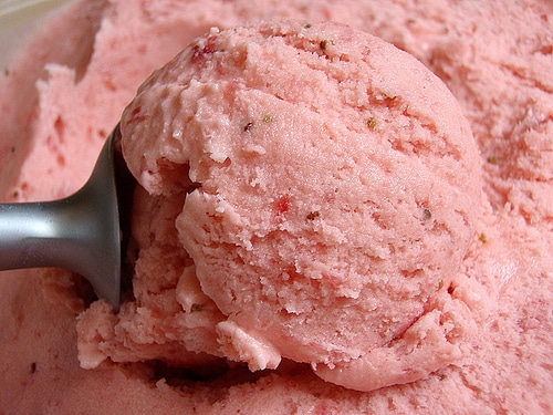 strawberry ice cream