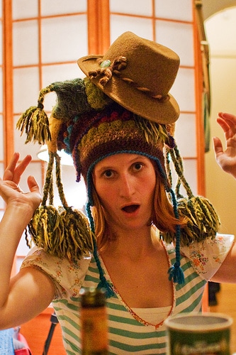 Lady with hats
