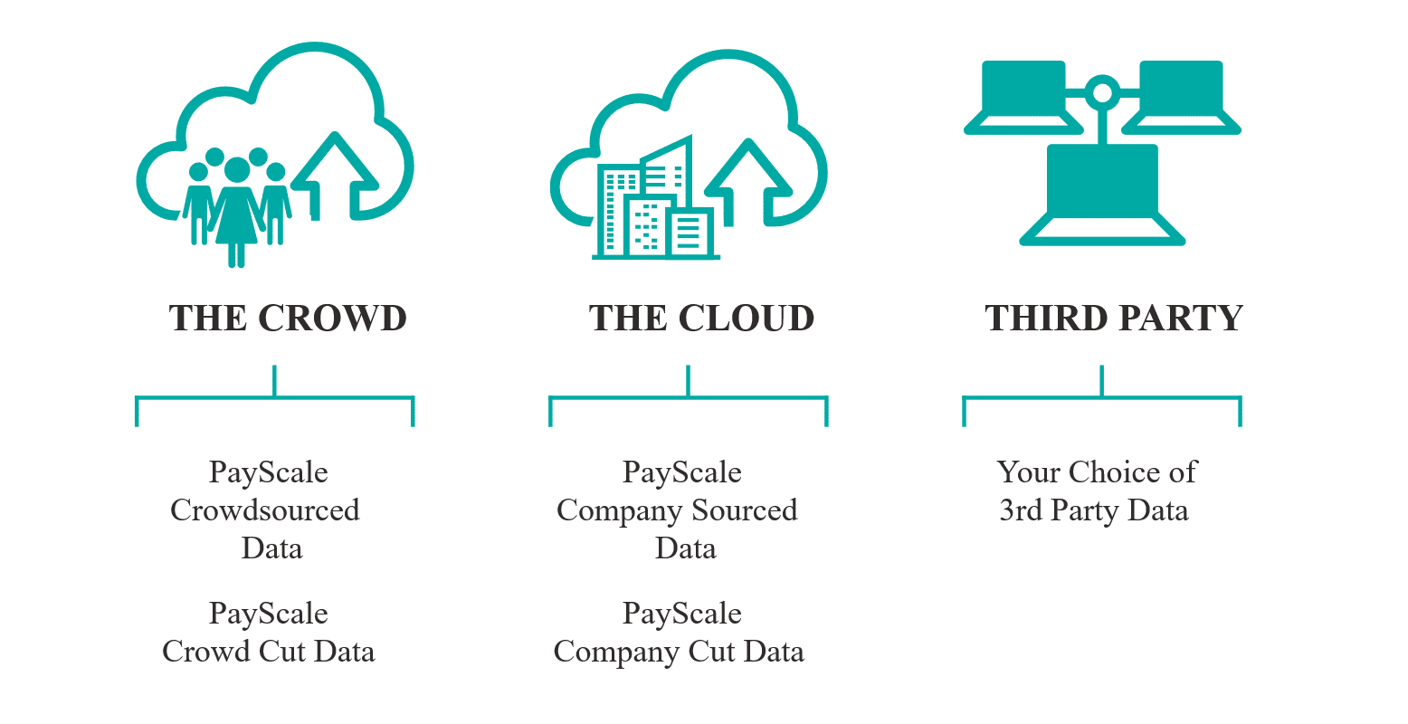 types of compensation data from PayScale