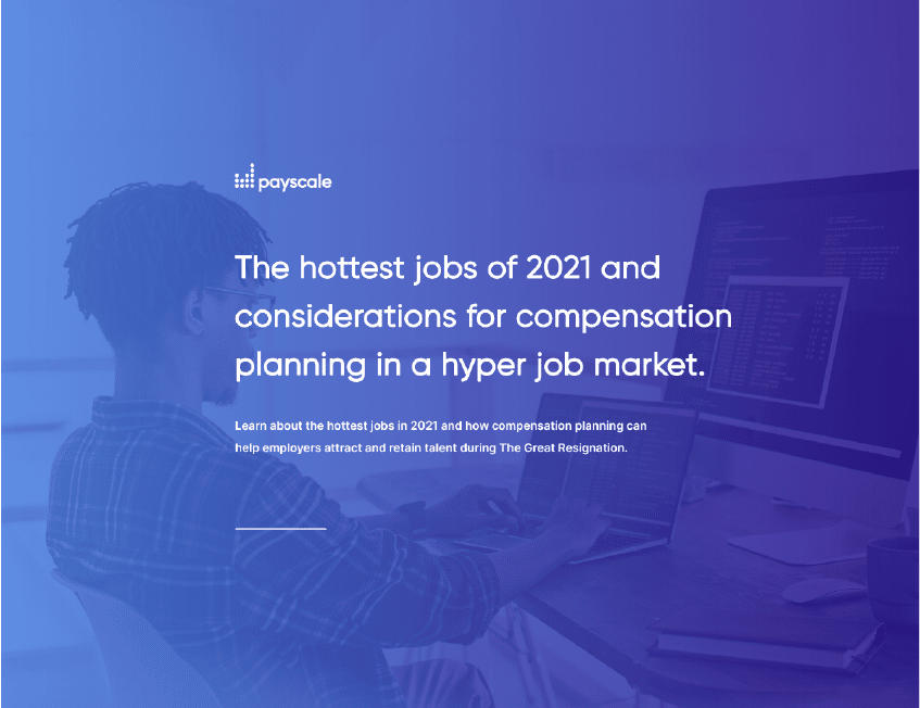 End of Year Hottest Jobs Report for 2021 Cover