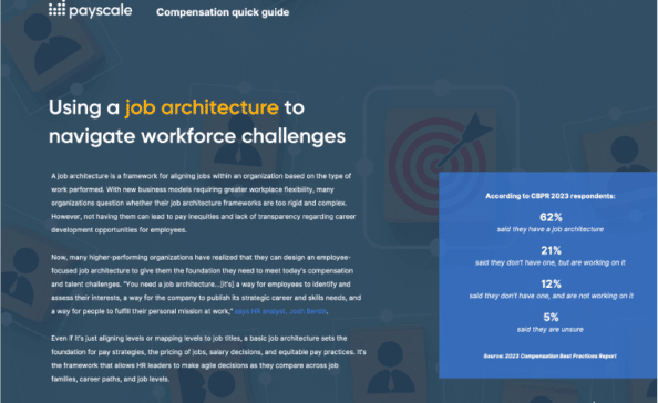 Using Job Architecture Quick Guide