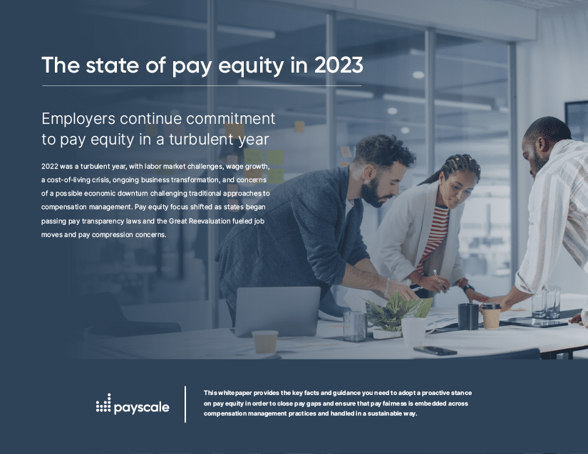 The state of pay equity in 2023 whitepaper