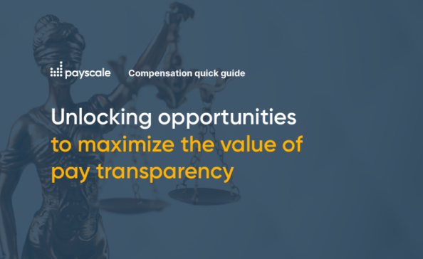 Unlocking opportunities to maximize the value of pay transparency
